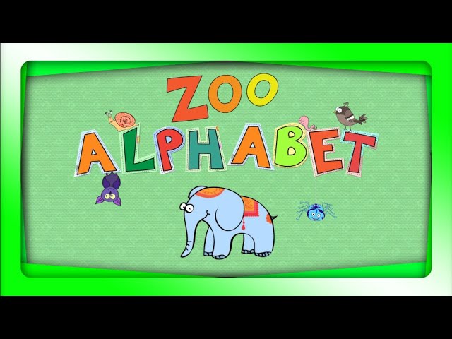 Video thumbnail for Zoo Alphabet | Animal Alphabet | TV Style
