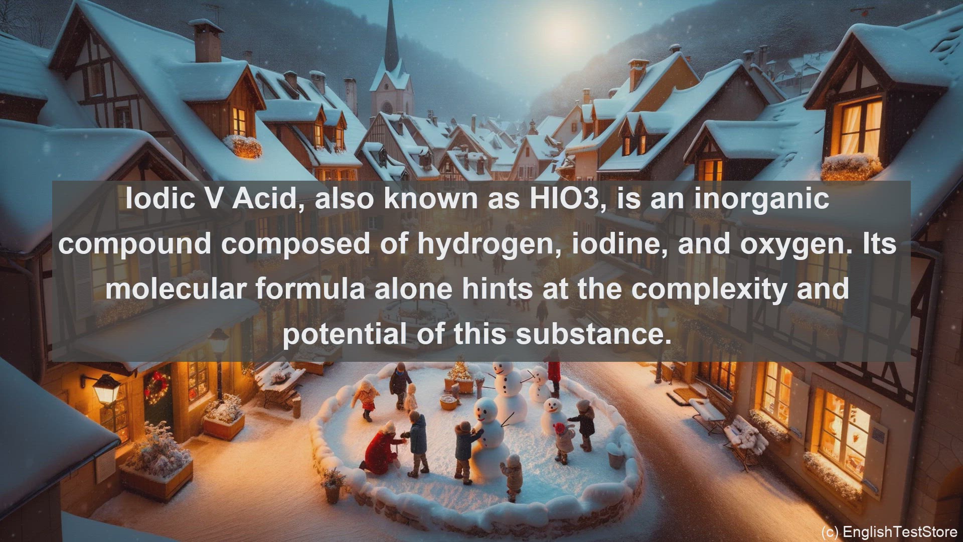 'Video thumbnail for Iodic v acid in science  definition and examples'