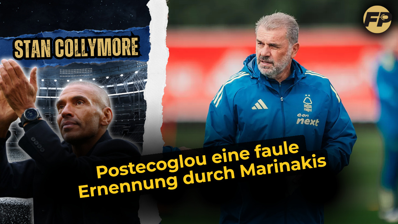 Video thumbnail for Stan Collymore: Postecoglou eine faule Ernennung durch Marinakis und Nottingham Forest