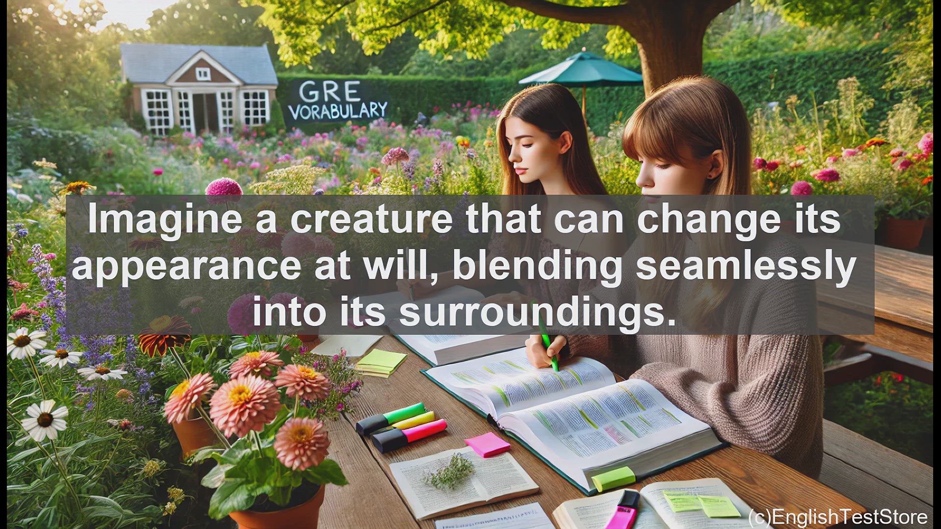 'Video thumbnail for GRE Vocabulary Lesson: The Chameleon - A Versatile Metaphor'
