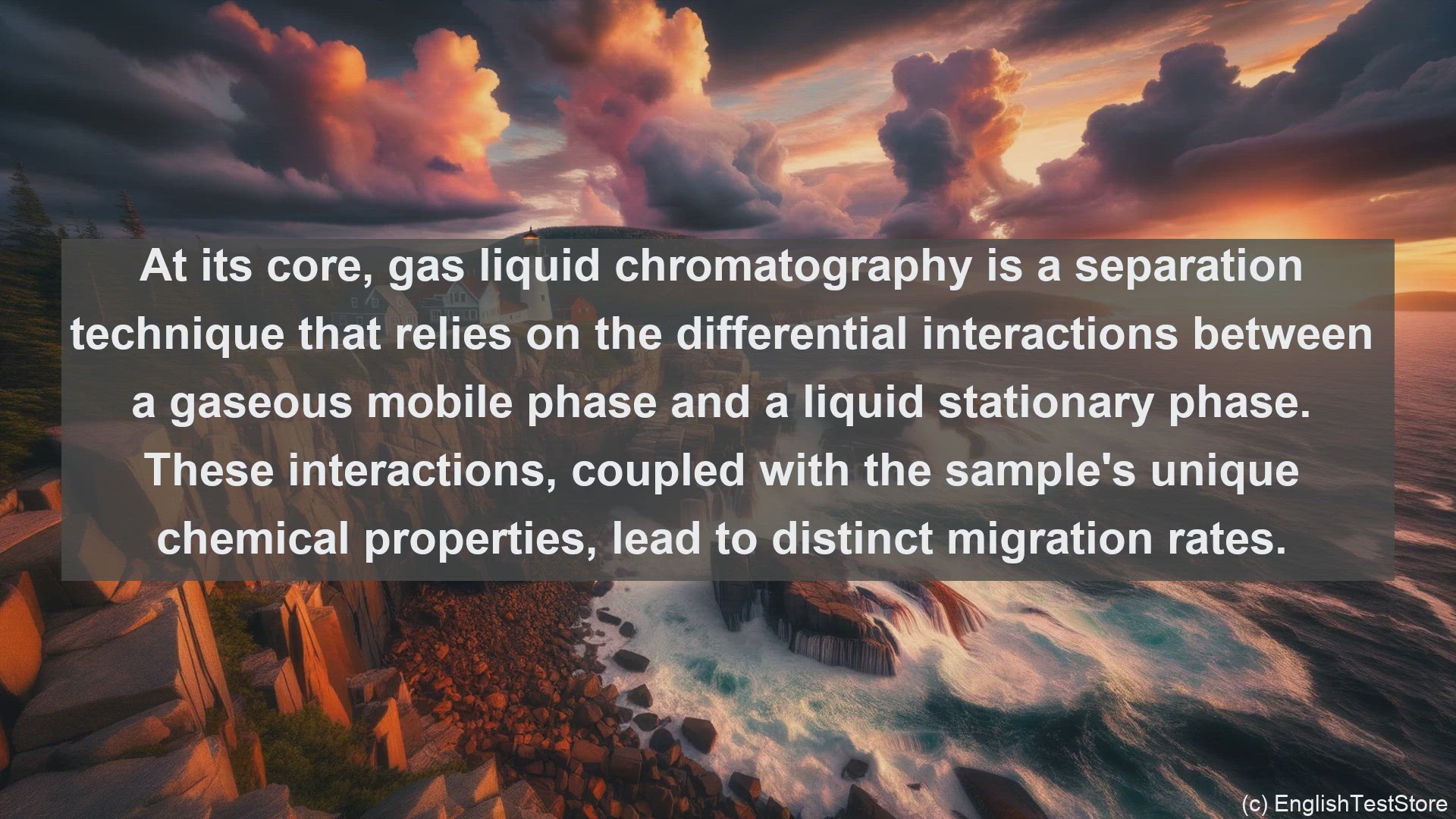 'Video thumbnail for Gas liquid chromatography in science  definition and examples'