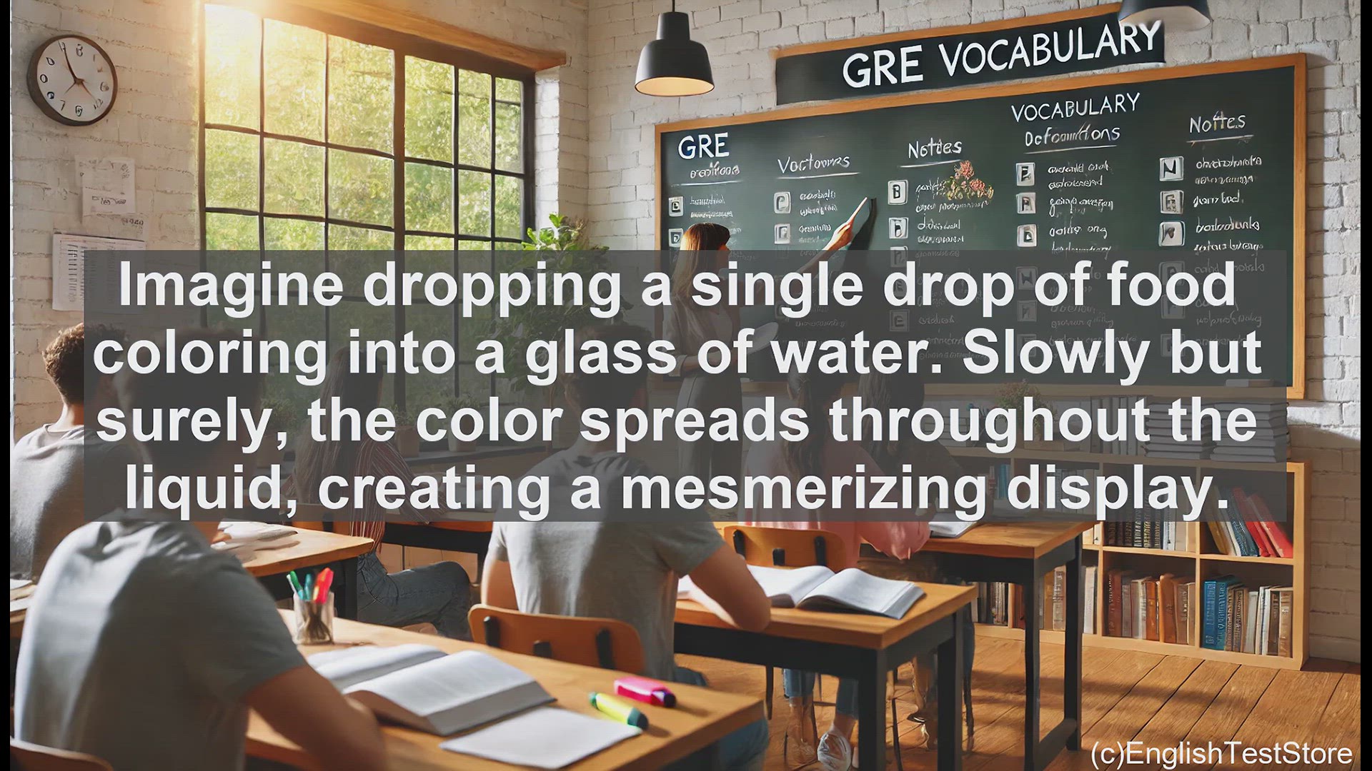 'Video thumbnail for GRE Vocabulary Lesson: The Mesmerizing Process of Diffusion'