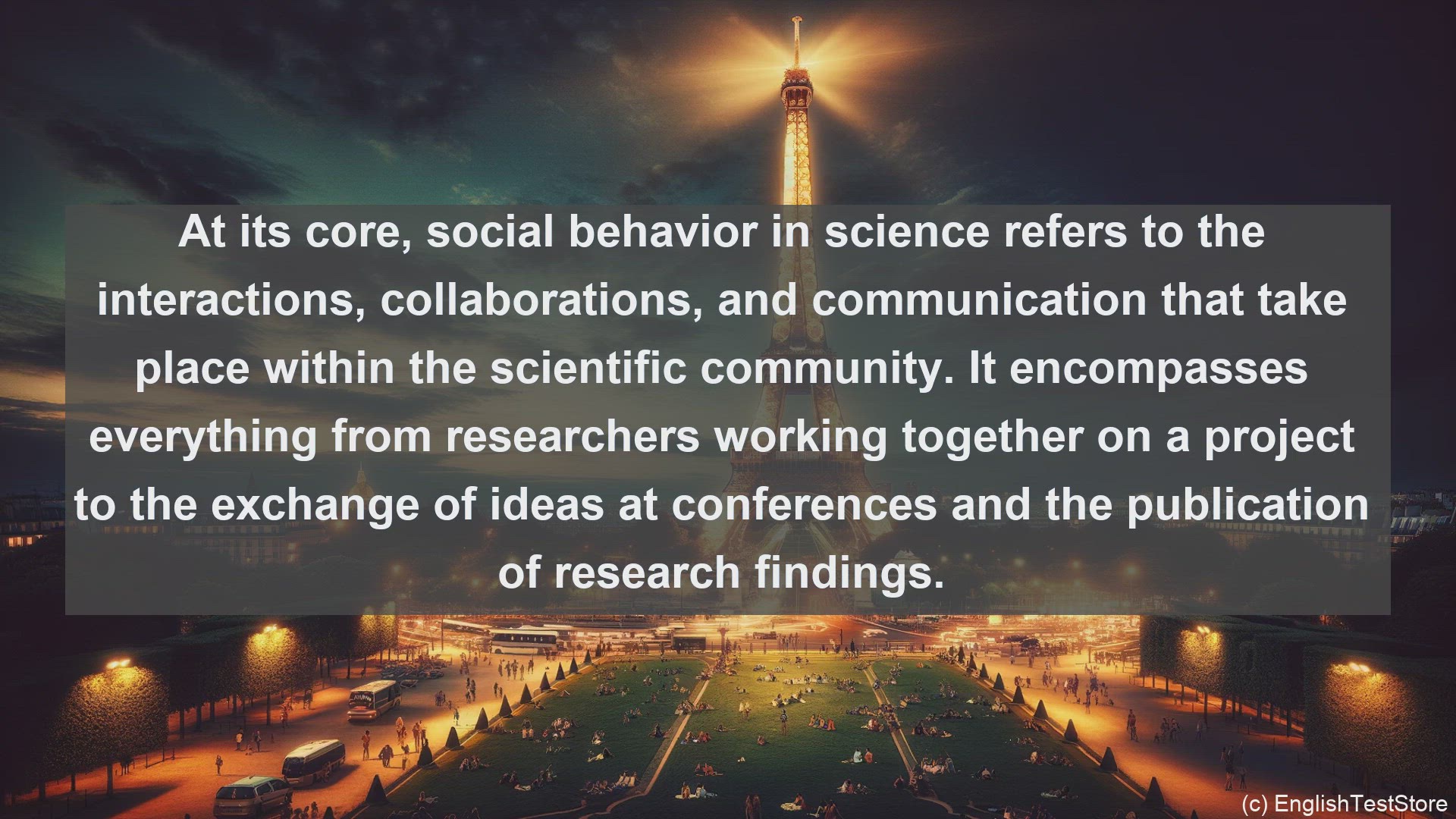 'Video thumbnail for Social behaviour in science  definition and examples'