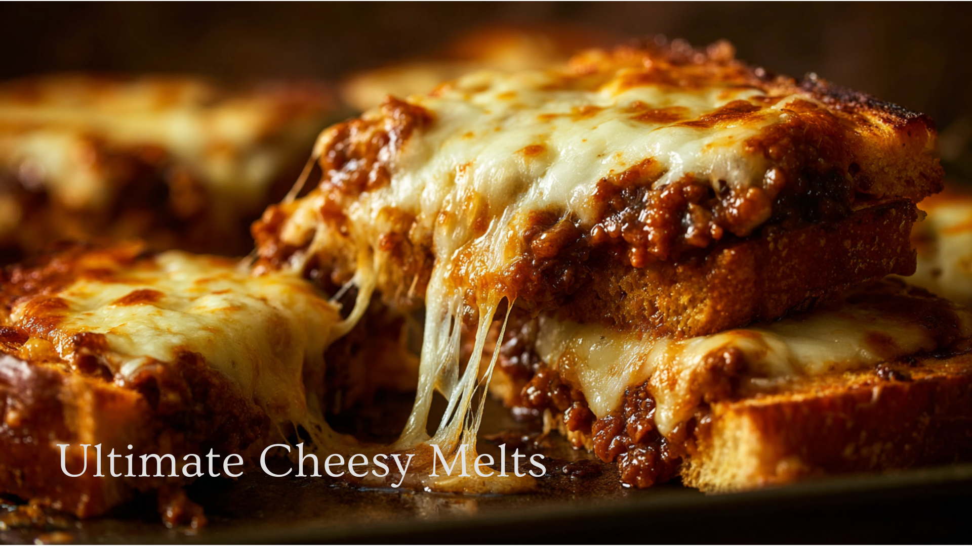 Video thumbnail for Homemade Cheesy Garlic Bread Sloppy Joe Melts | Easy Dinner Recipe