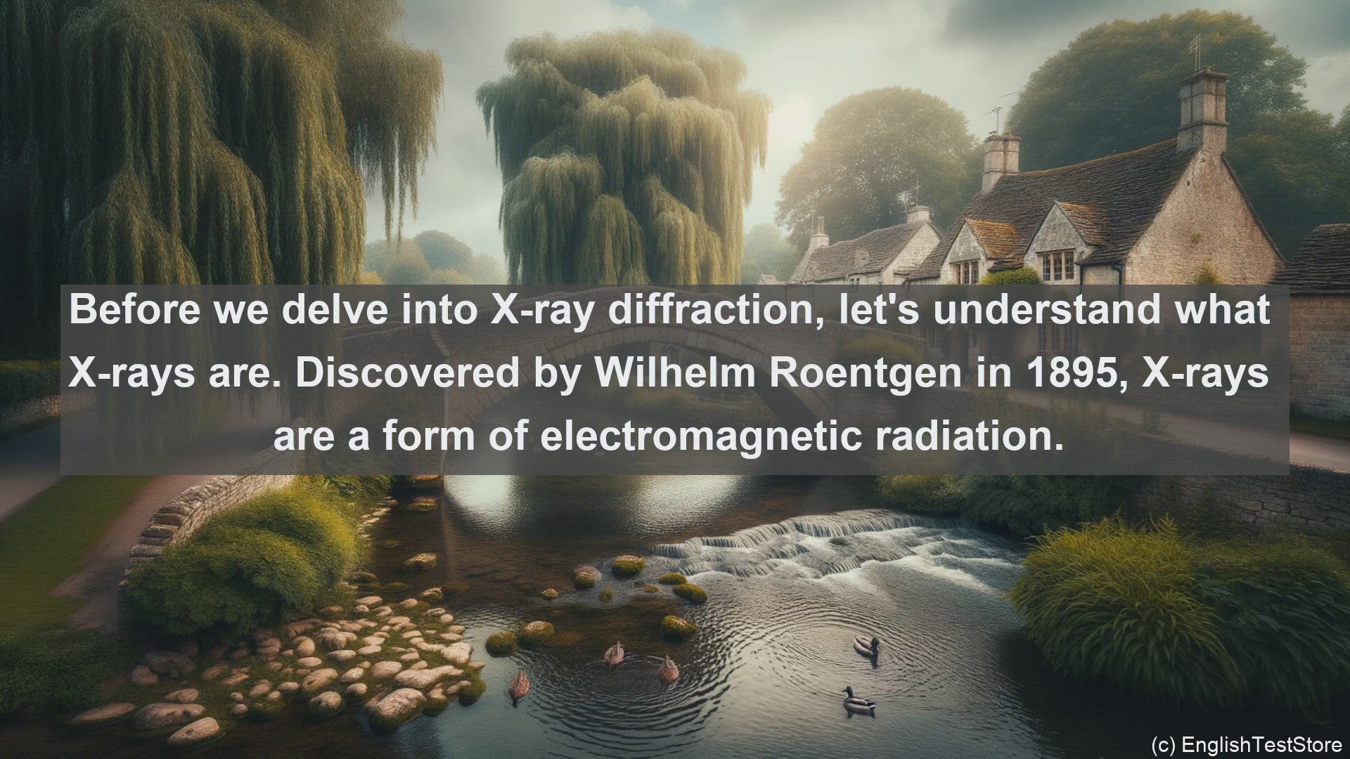 'Video thumbnail for X ray diffraction in science  definition and examples'