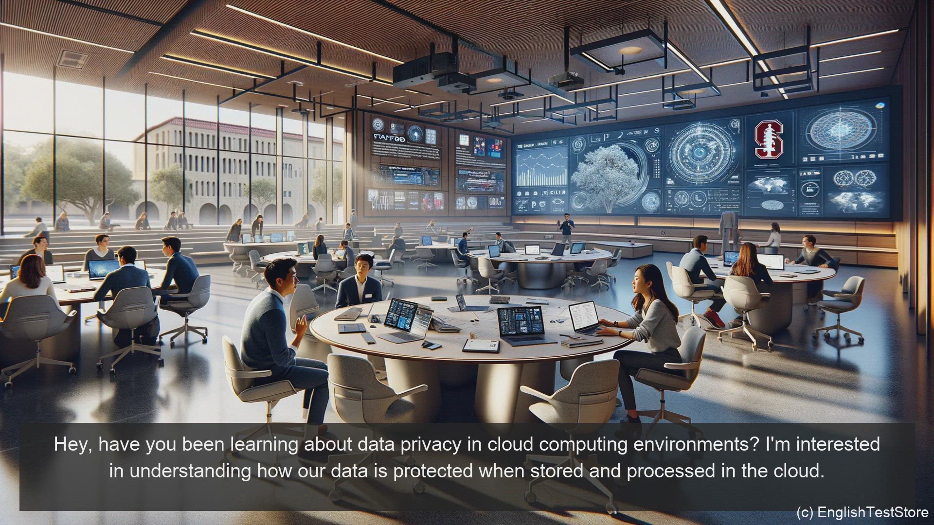 'Video thumbnail for English Conversation for Informatics Engineering: Data Privacy in Cloud Computing Environments'
