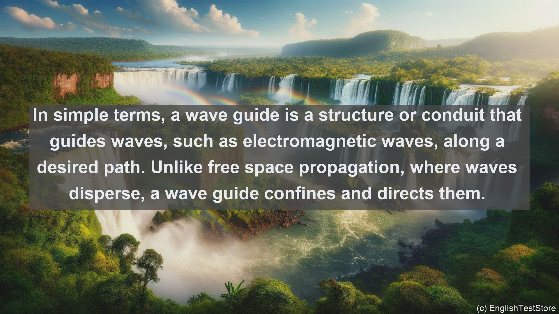 'Video thumbnail for Wave guide in science  definition and examples'