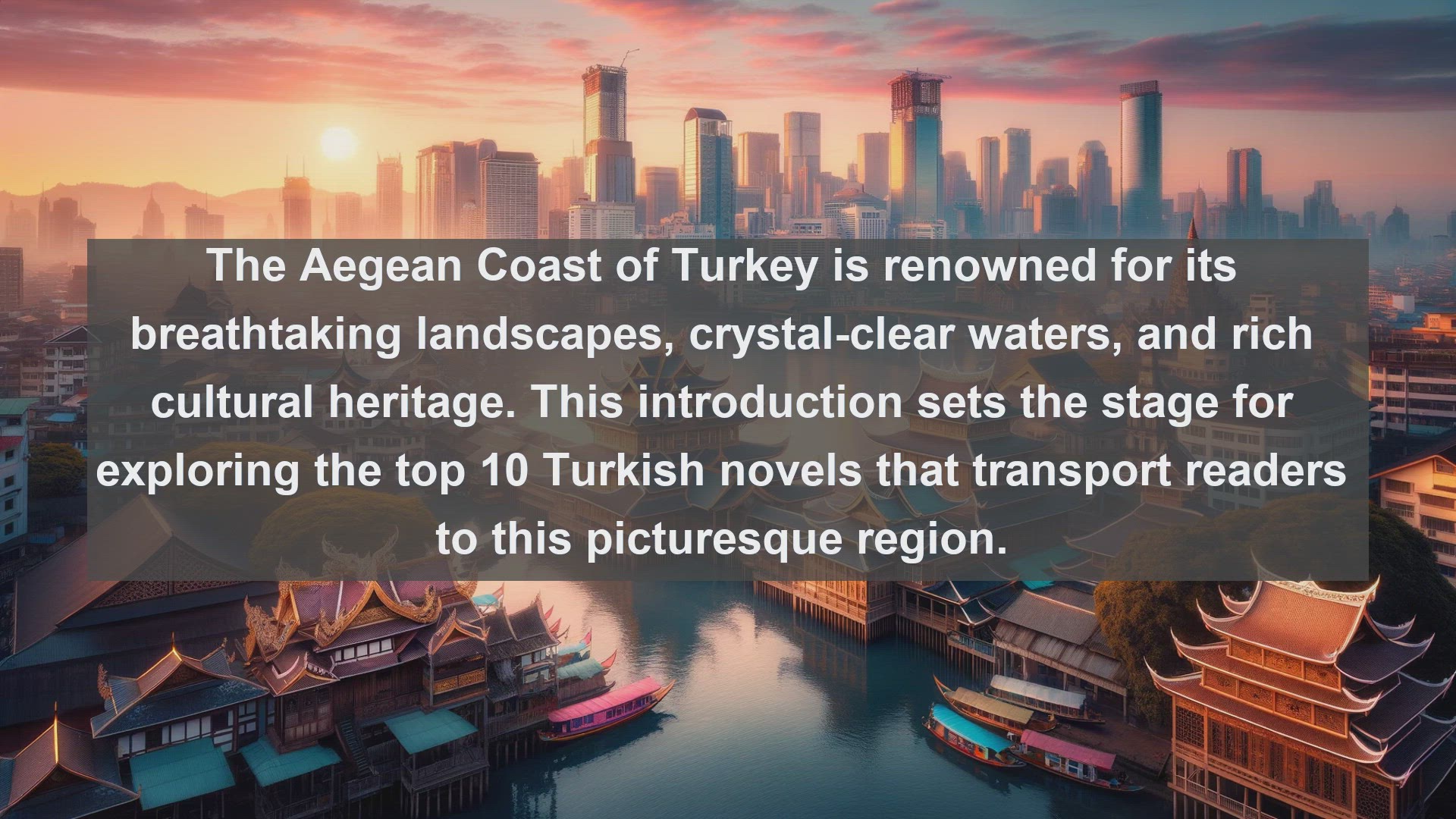 'Video thumbnail for Top 10 Turkish Novels About the Aegean Coast'