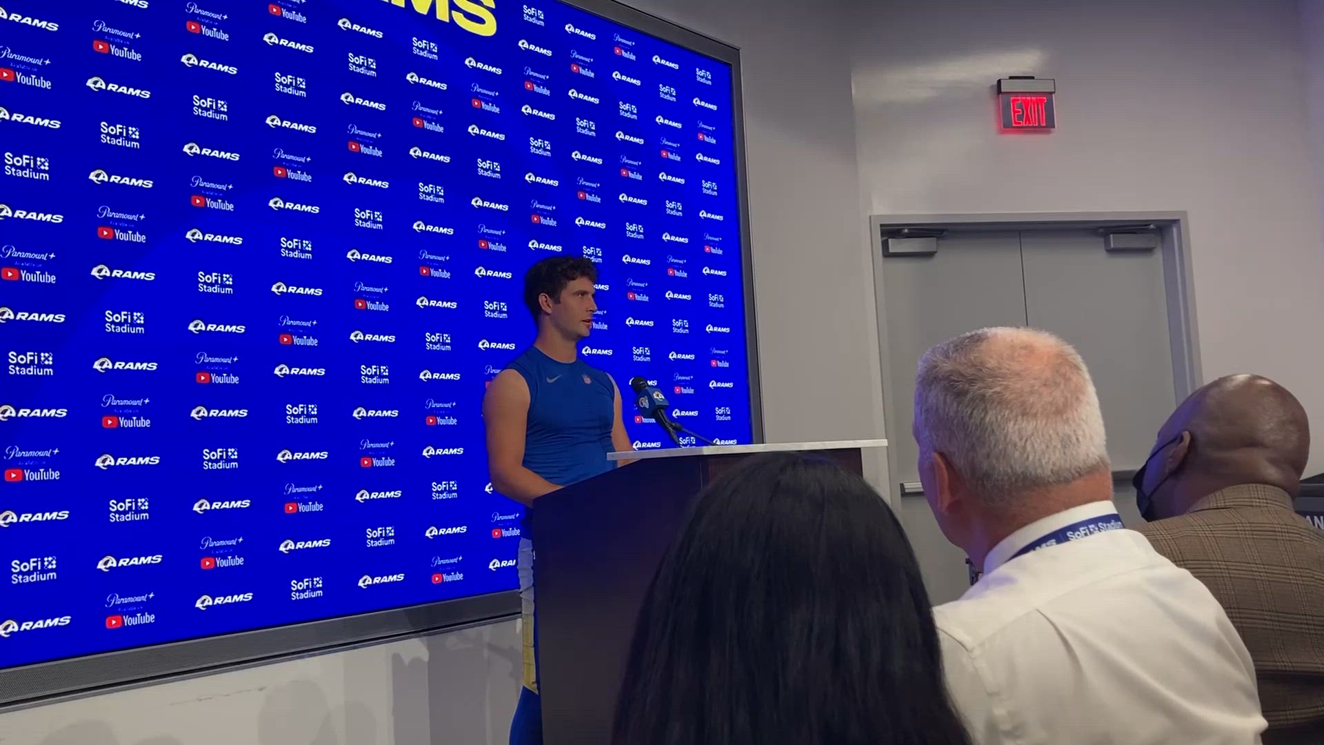 Video thumbnail for Los Angeles Rams QB Stetson Bennett on Receivers, Mario Williams, Playing Against Starters
