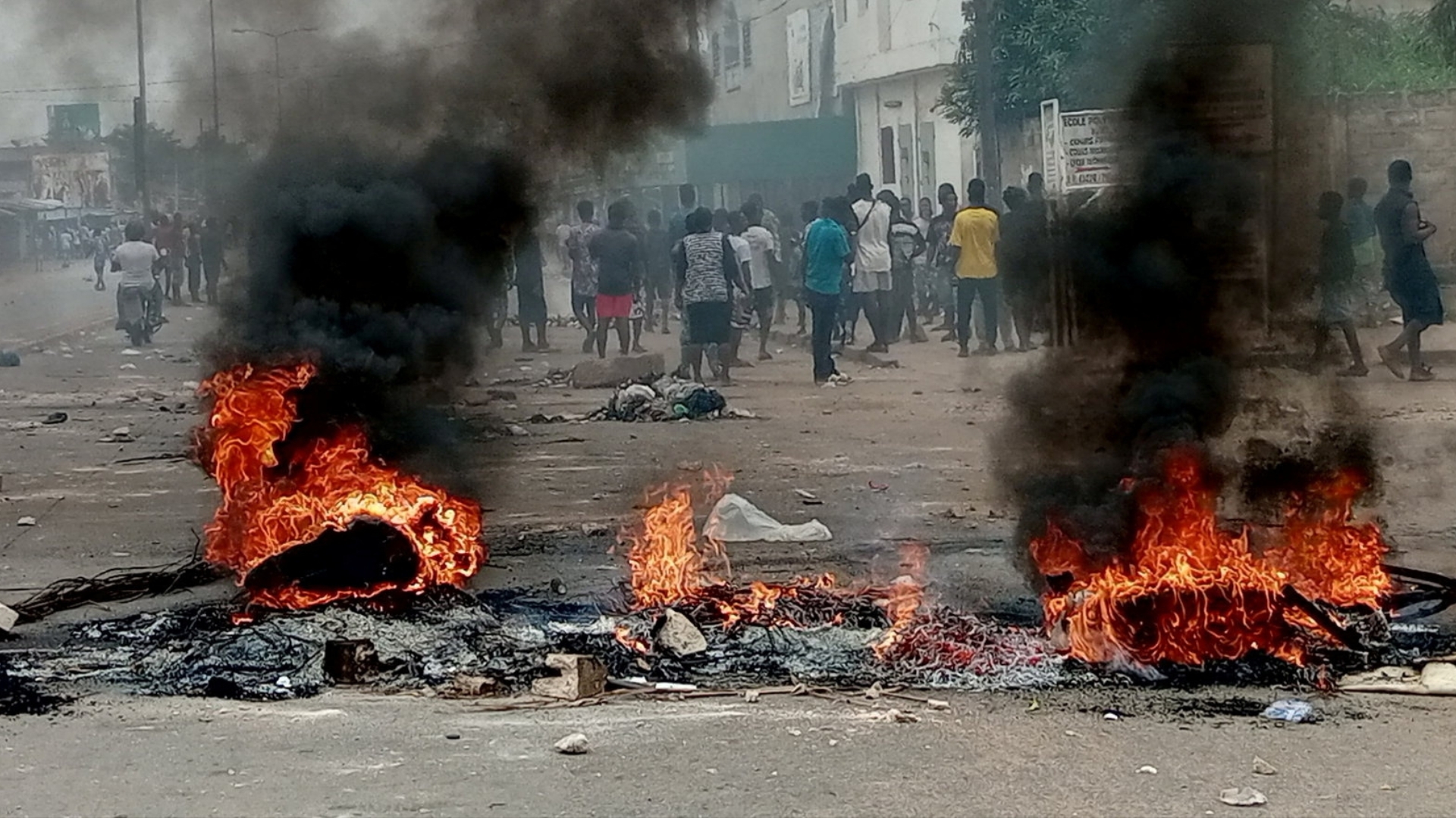 'Video thumbnail for Togo protests erupt over president’s extended rule'