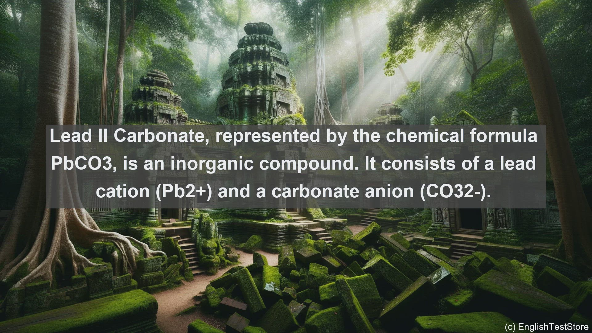 'Video thumbnail for Lead ii carbonate in science  definition and examples'