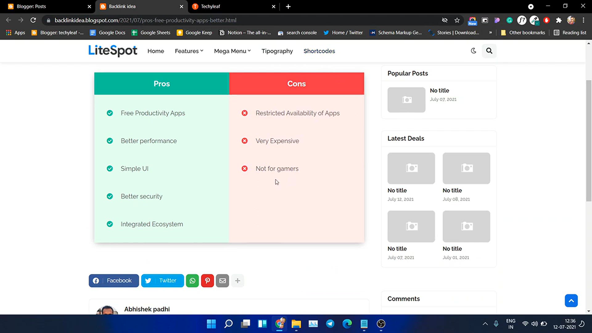 'Video thumbnail for How to Add a Pros and Cons Table to Blogger website_ _ (Fully Responsive)'