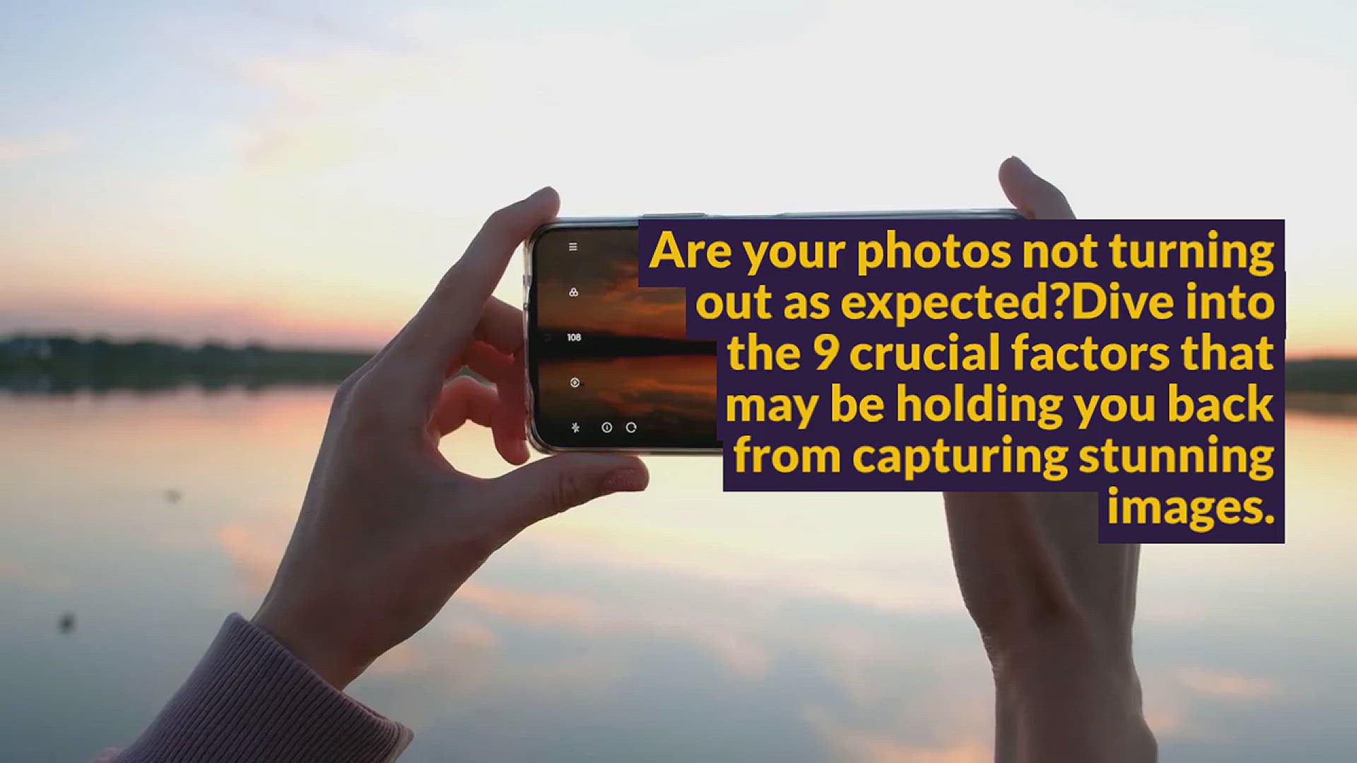 'Video thumbnail for 9 Reasons Why You Suck At Photography'