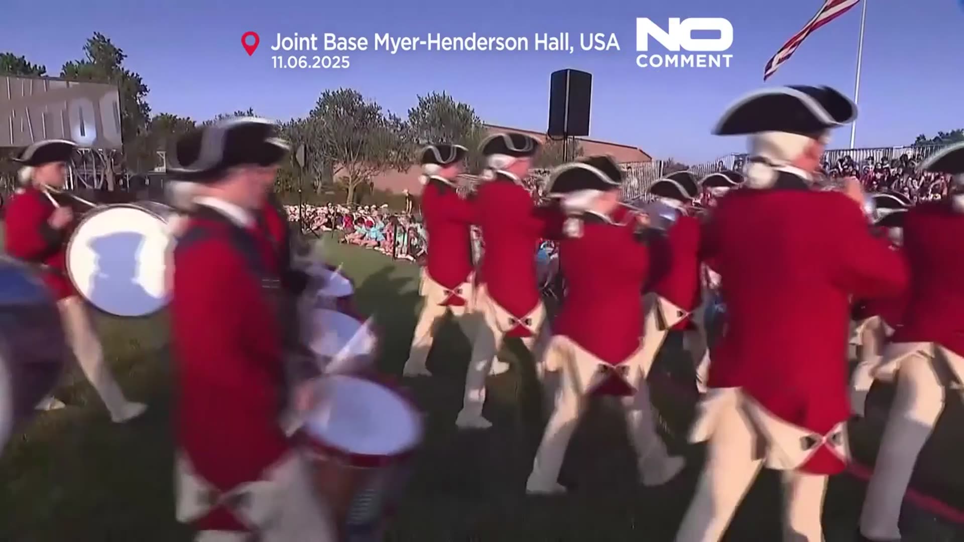 'Video thumbnail for Military show 'Twilight Tattoo' draws crowds as US Army prepares for parade'