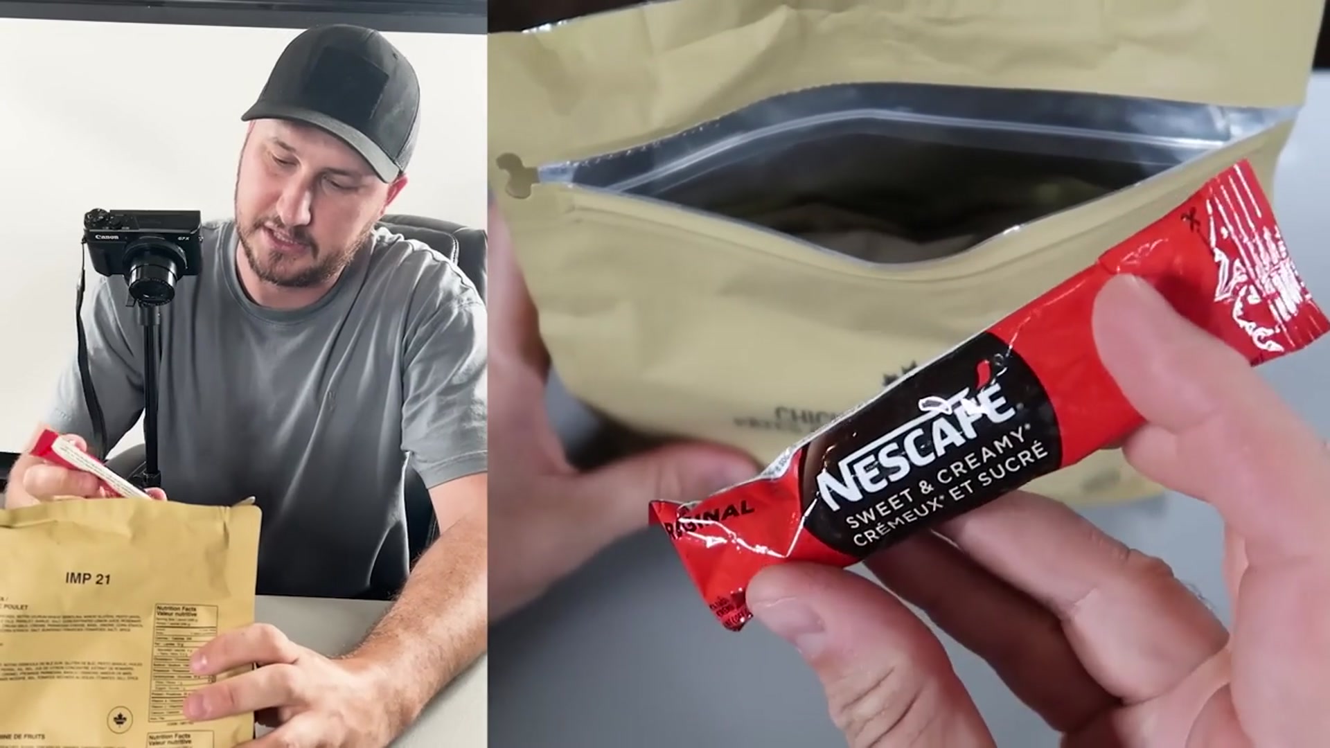 'Video thumbnail for Tasting 2020 Canadian Military IMP MRE Individual Meal Pack Menu 21'
