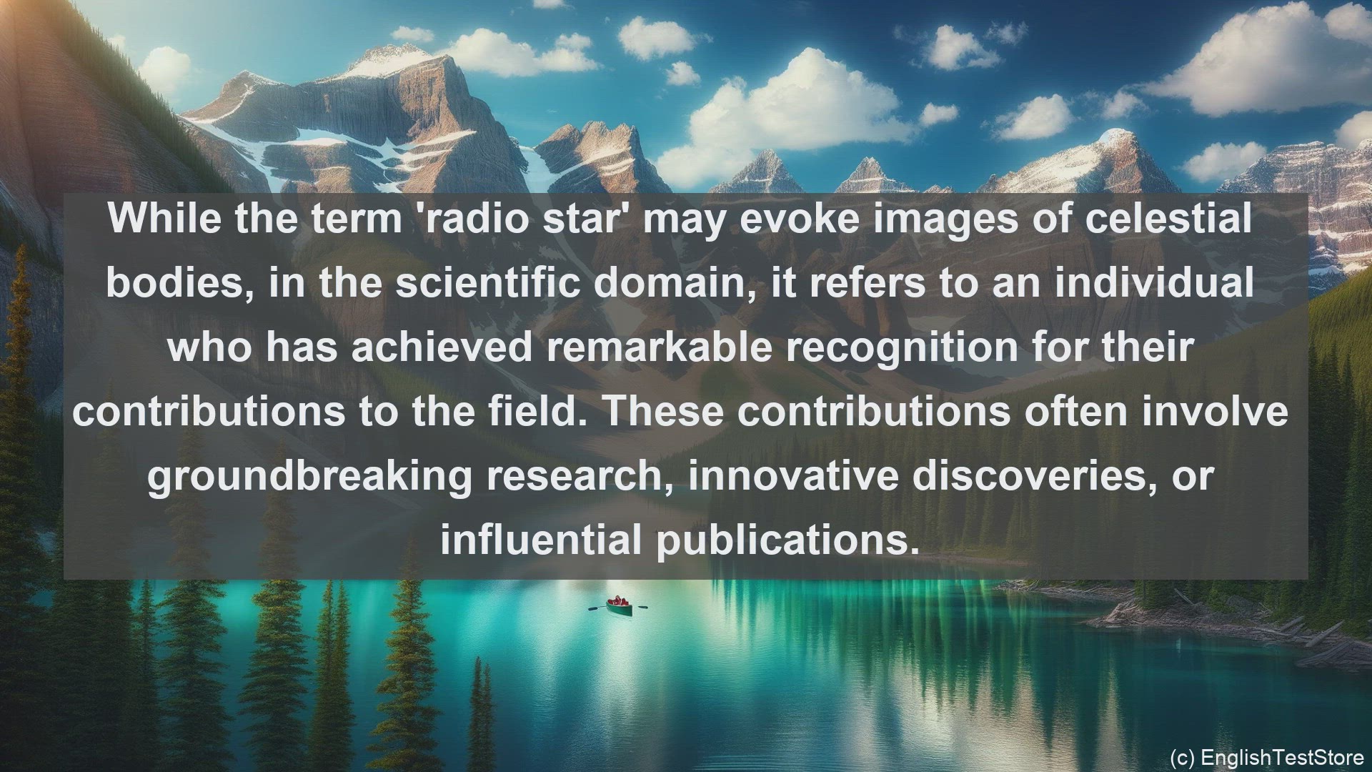 'Video thumbnail for Radio star in science  definition and examples'