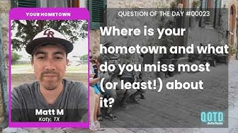 Video thumbnail for Matt misses his friends back in Arlington, TX. How sweet!