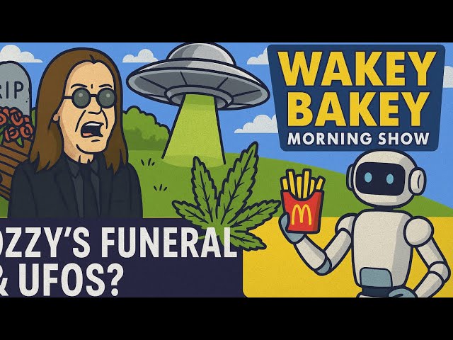 Video thumbnail for Ozzy’s Funeral & UFOs? | Weed Wednesday News & Chaos | Wakey Bakey Morning Show