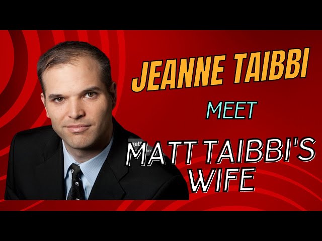 'Video thumbnail for Jeanne Taibbi: Matt Taibbis Wife'