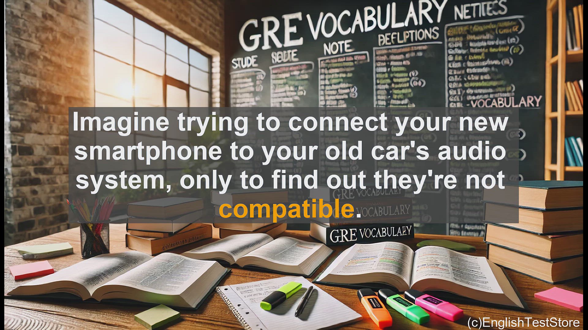 'Video thumbnail for GRE Vocabulary Lesson: Mastering the Concept of Compatibility'