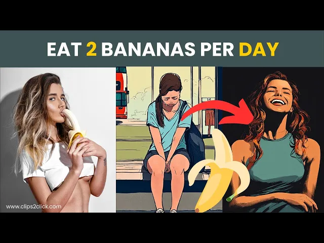 'Video thumbnail for Banana Health Benefits: What Will Happen if You Eat 2 Bananas Per Day'