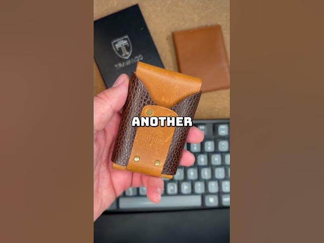 Video thumbnail for This is the Willow Wask Slim #edc #leather #wallet