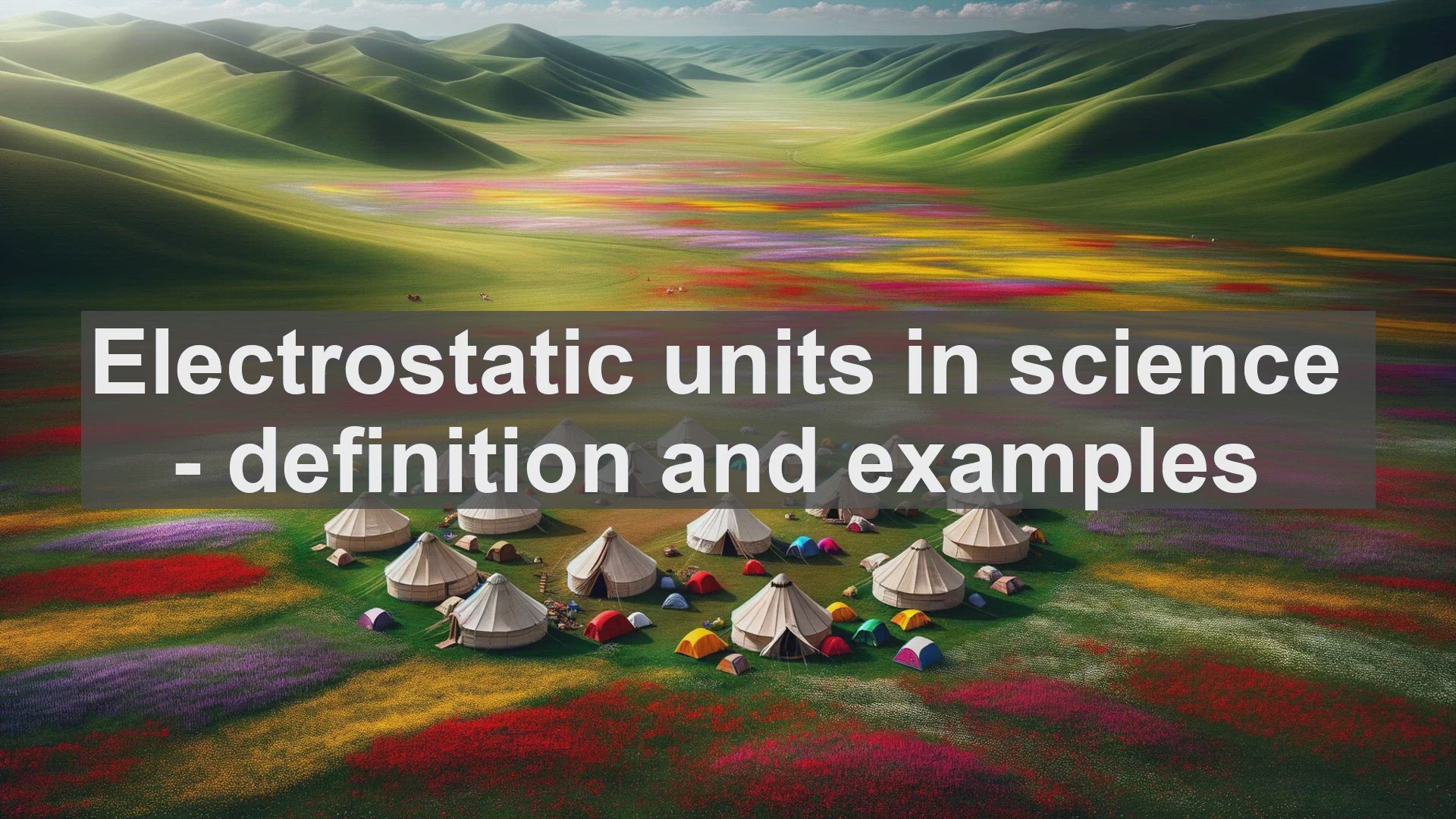'Video thumbnail for Electrostatic units in science  definition and examples'