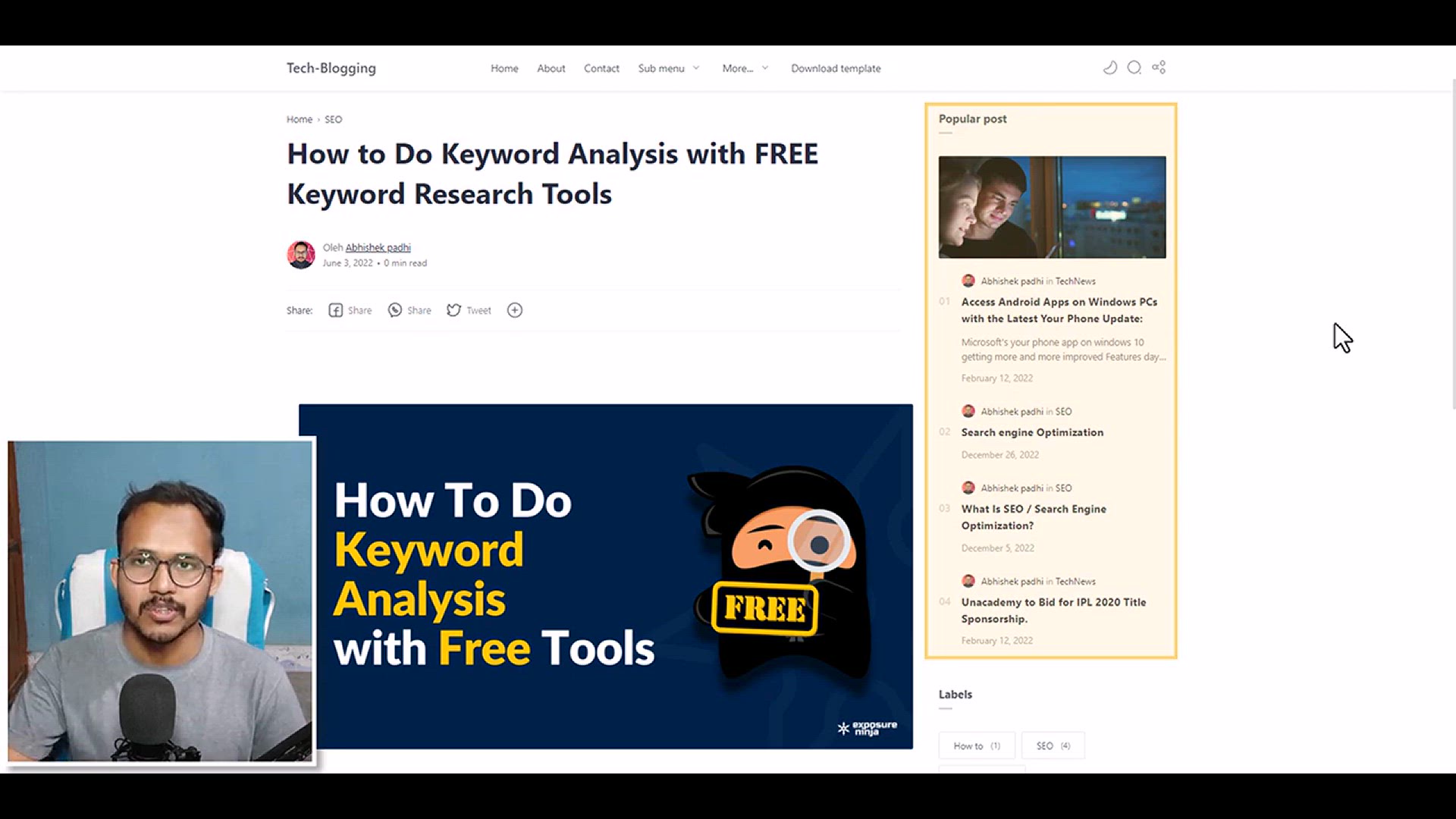 'Video thumbnail for Customize Popular Post Section _ Fletro Pro Customization part 3'