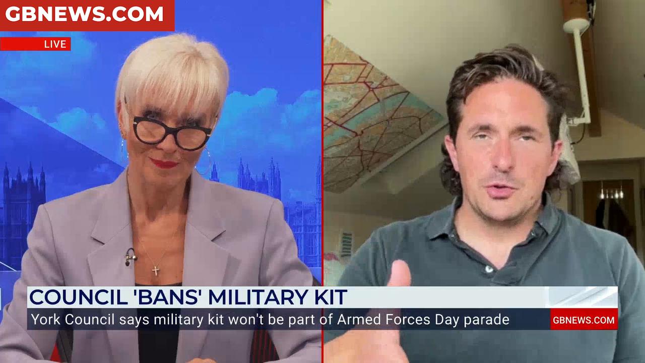 'Video thumbnail for York Council slammed by ex-Veterans Minister after banning military equipment at Armed Forces Day'