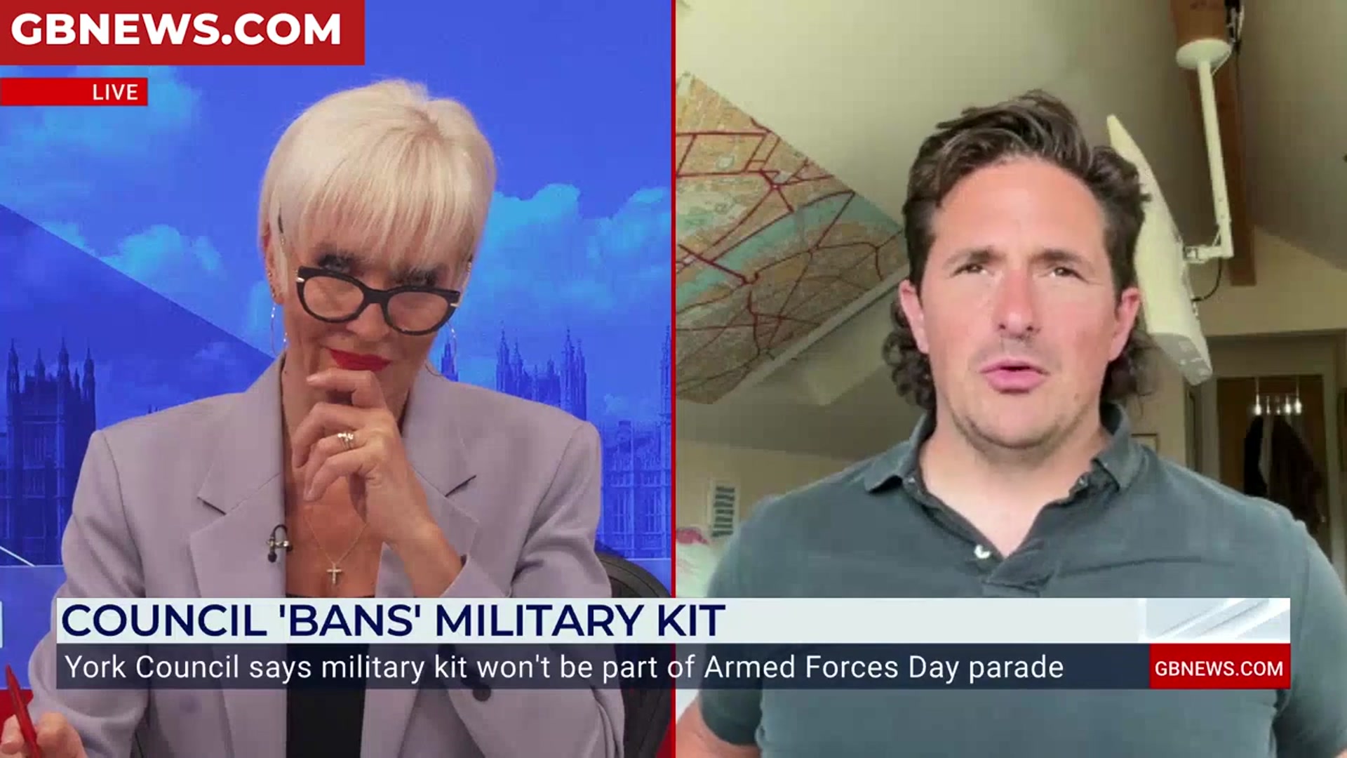 'Video thumbnail for York Council slammed by ex-Veterans Minister after banning military equipment at Armed Forces Day'