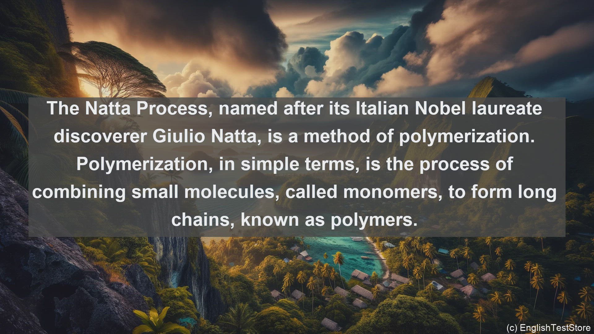 'Video thumbnail for Natta process in science  definition and examples'