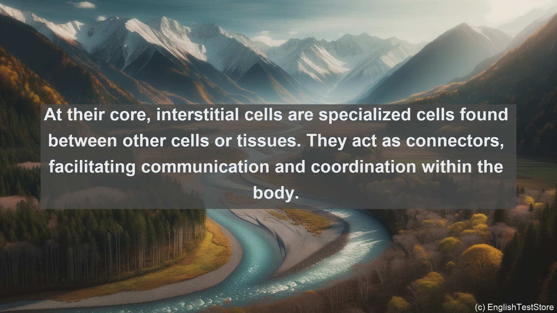 'Video thumbnail for Interstitial cell in science  definition and examples'