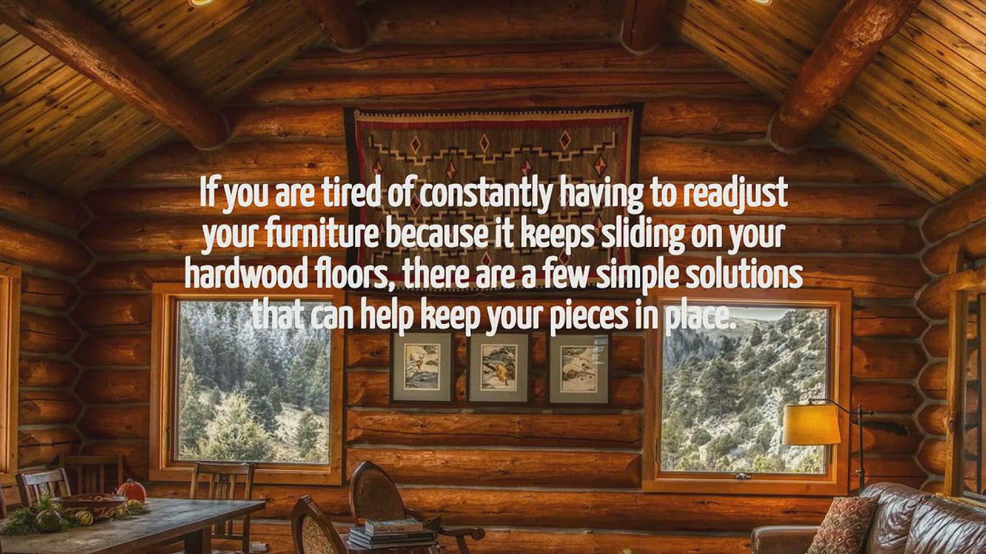 Video thumbnail for How To Stop Furniture From Sliding On Hardwood Floors