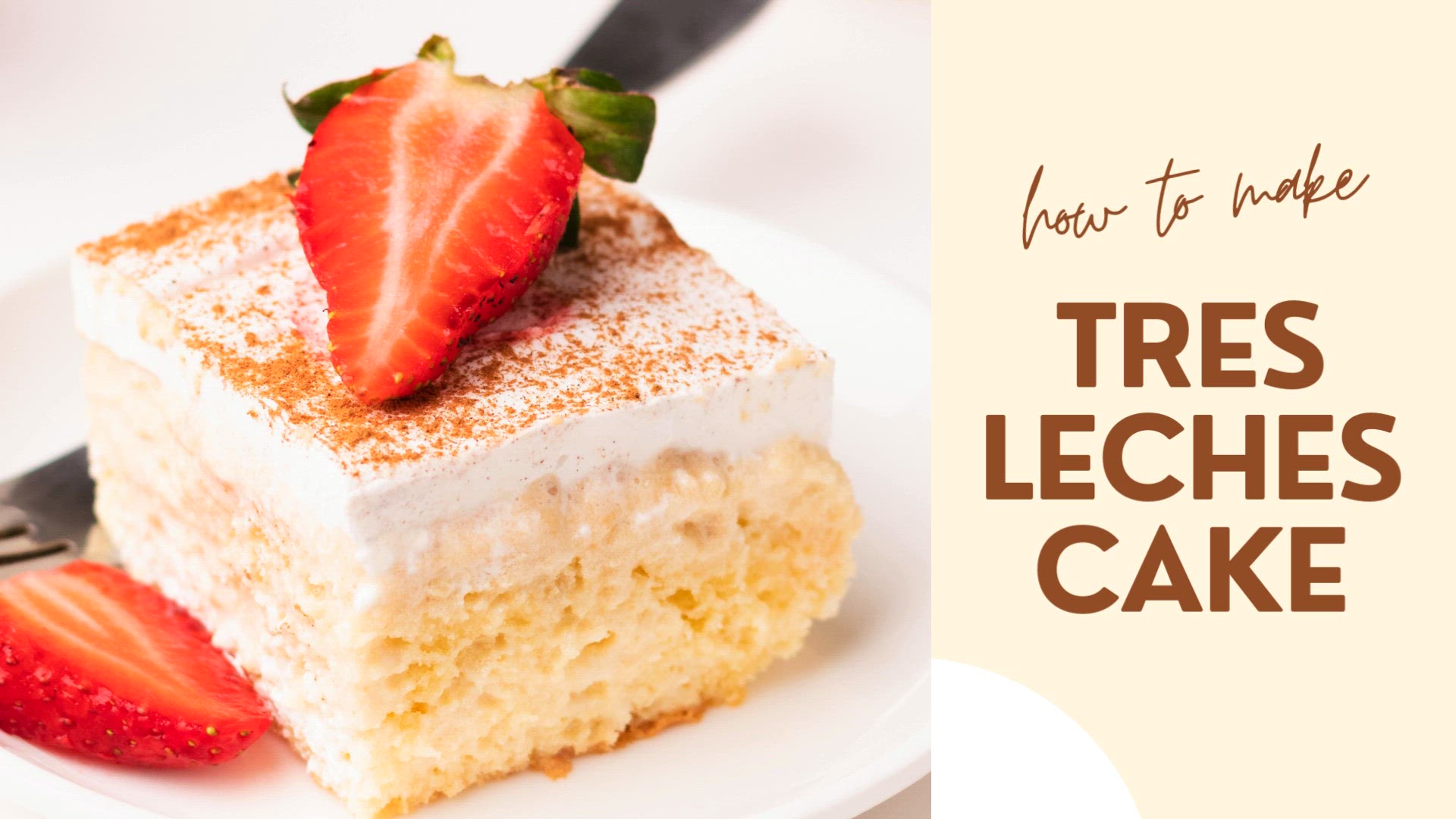 'Video thumbnail for Tres Leches Cake Recipe'