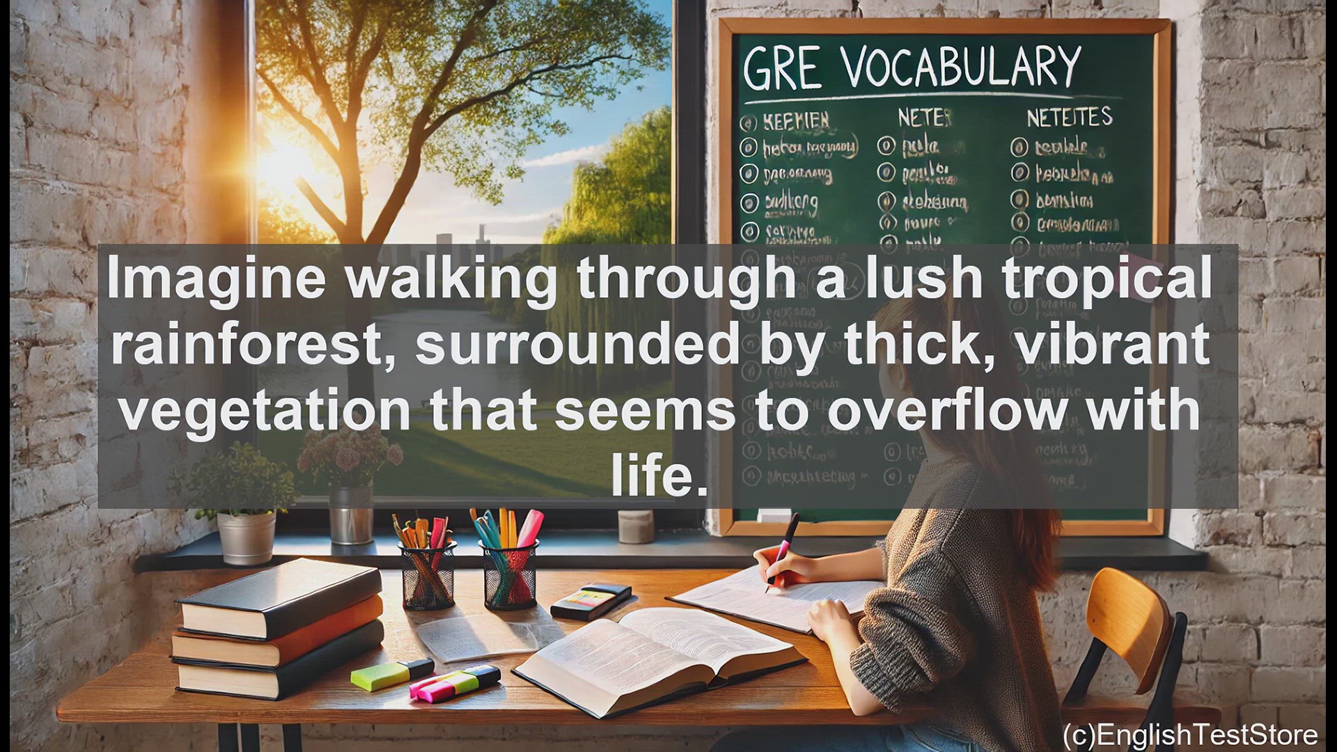 'Video thumbnail for GRE Vocabulary Lesson: Exploring the Lush and Abundant World of Luxuriant'