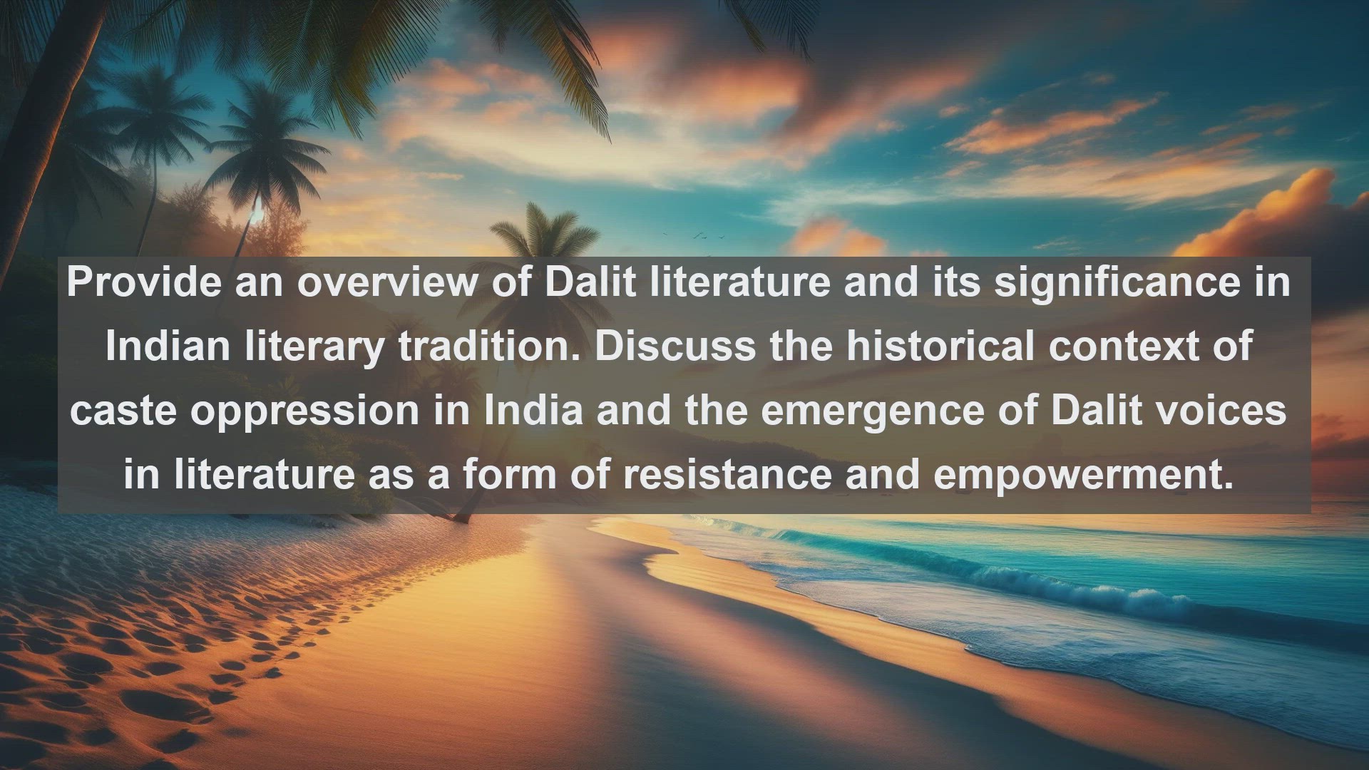 'Video thumbnail for Top 10 Indian Dalit Literature Works'