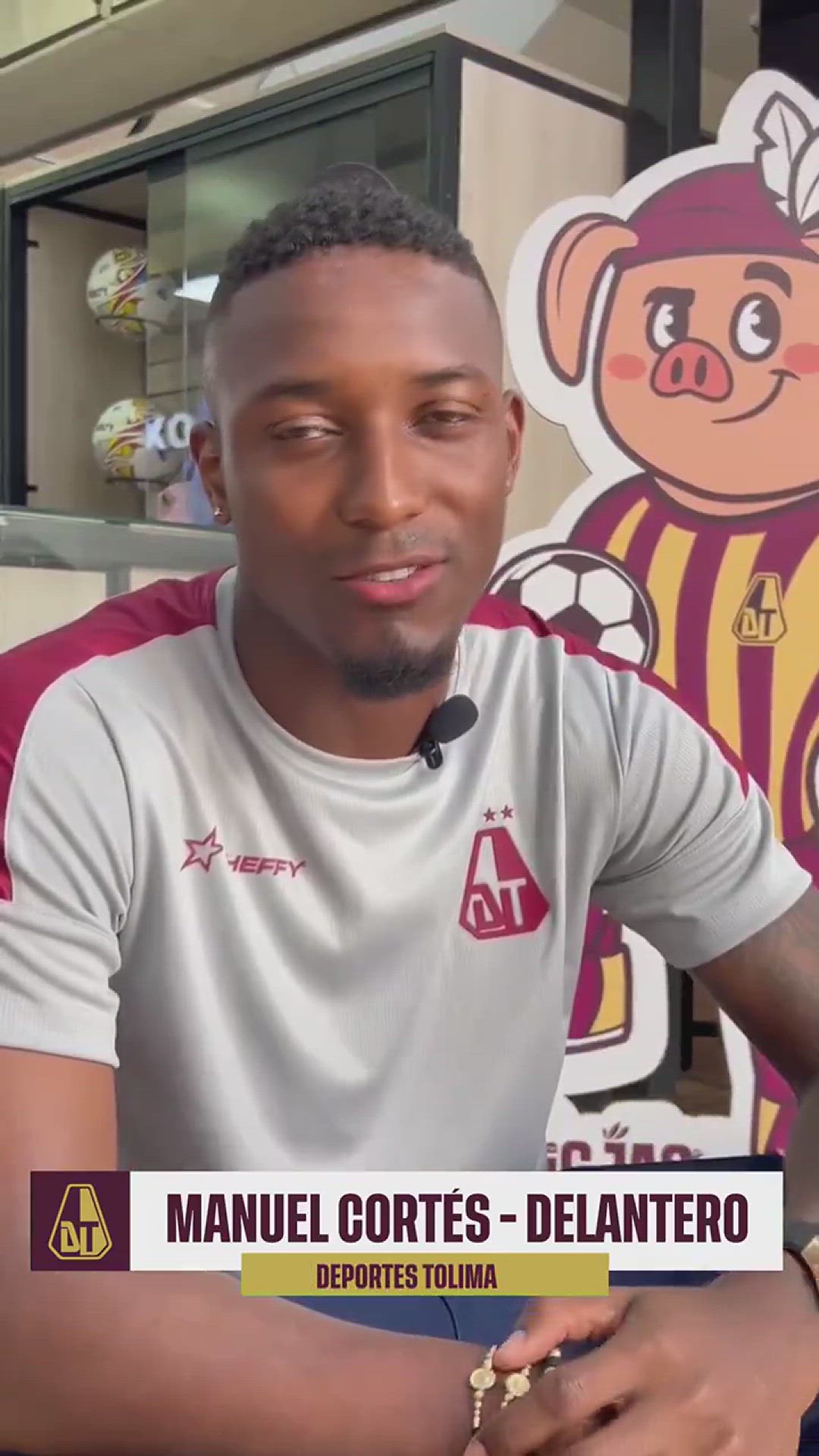'Video thumbnail for Él es Carlos Manuel Cortés, el nuevo delantero del Deportes Tolima'