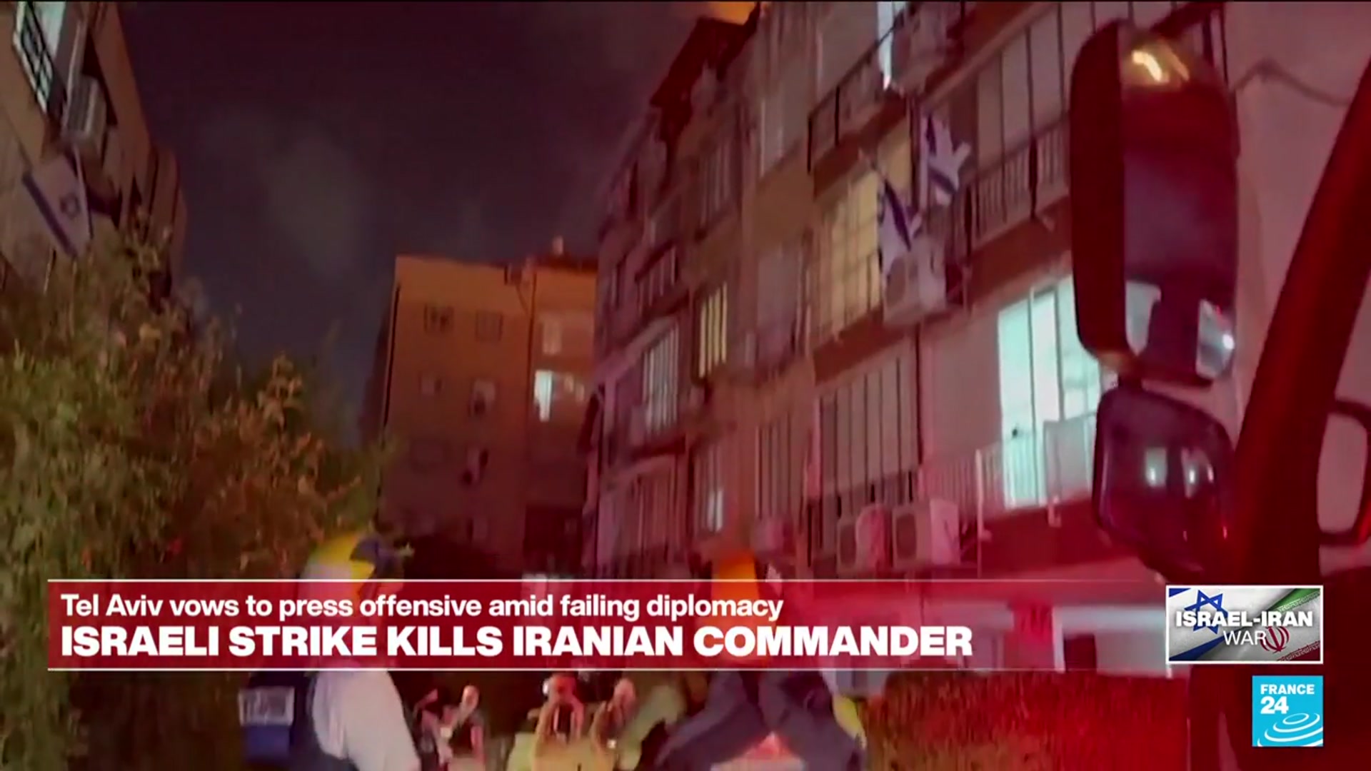 'Video thumbnail for Israeli military says killed Iran's Hamas coordinator'