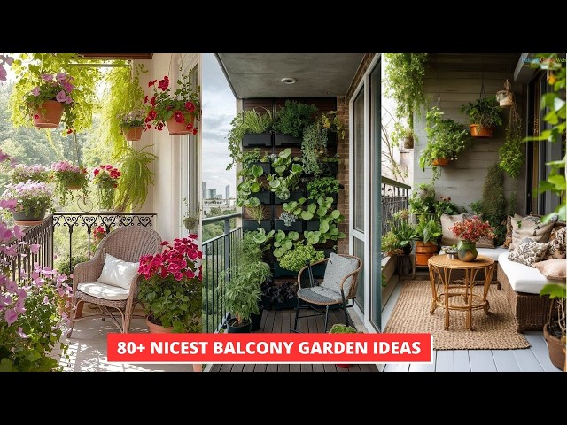 Video thumbnail for 80+ Nicest Balcony Garden Ideas