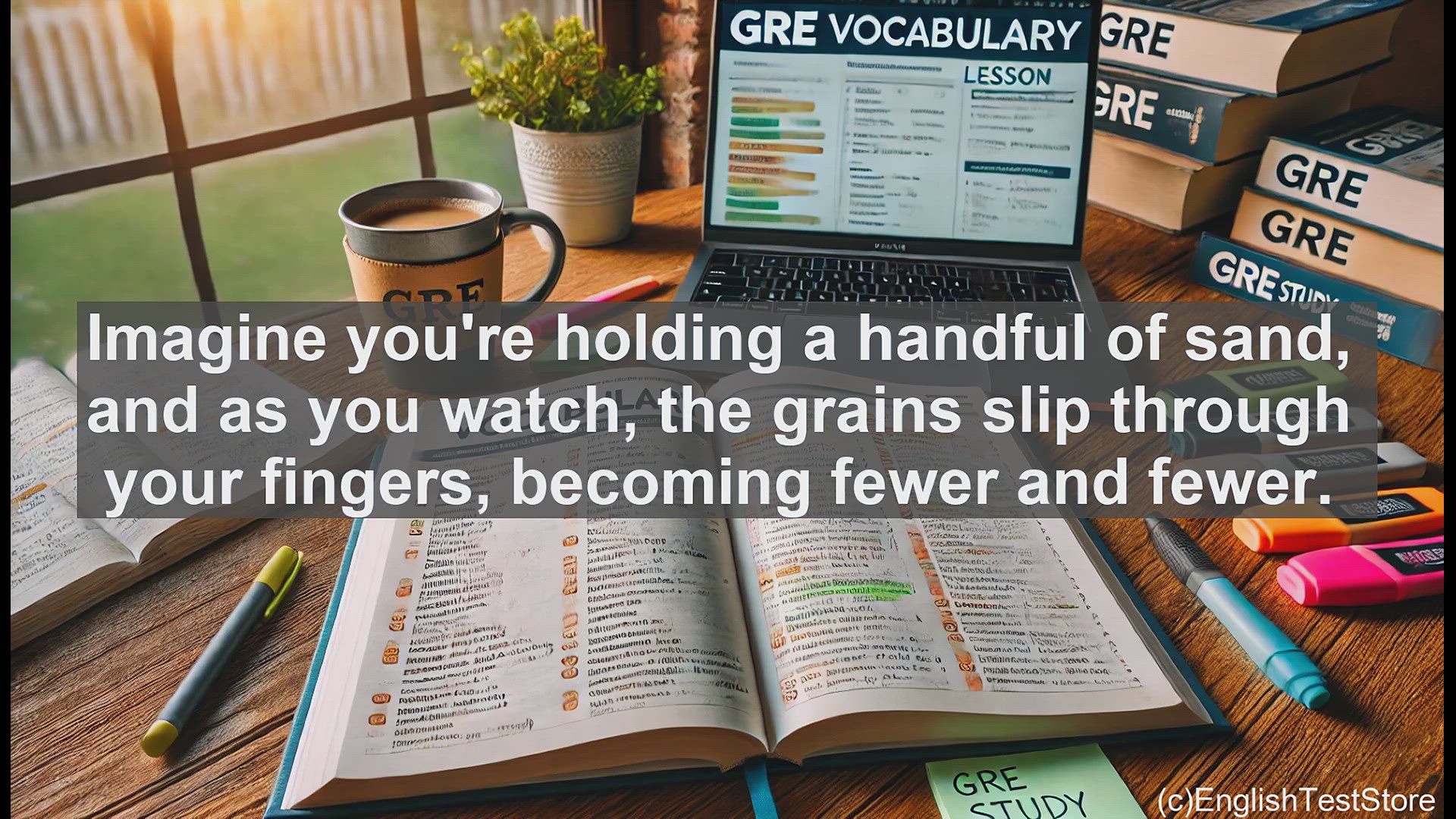 'Video thumbnail for GRE Vocabulary Lesson: The Gradual Decline - Exploring the Word 'Dwindle''