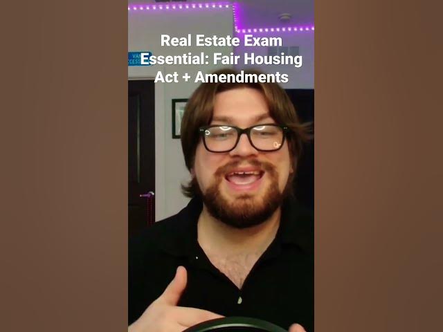 Video thumbnail for Fair Housing Act Recap #realestate #realestateexam #realestatelicense