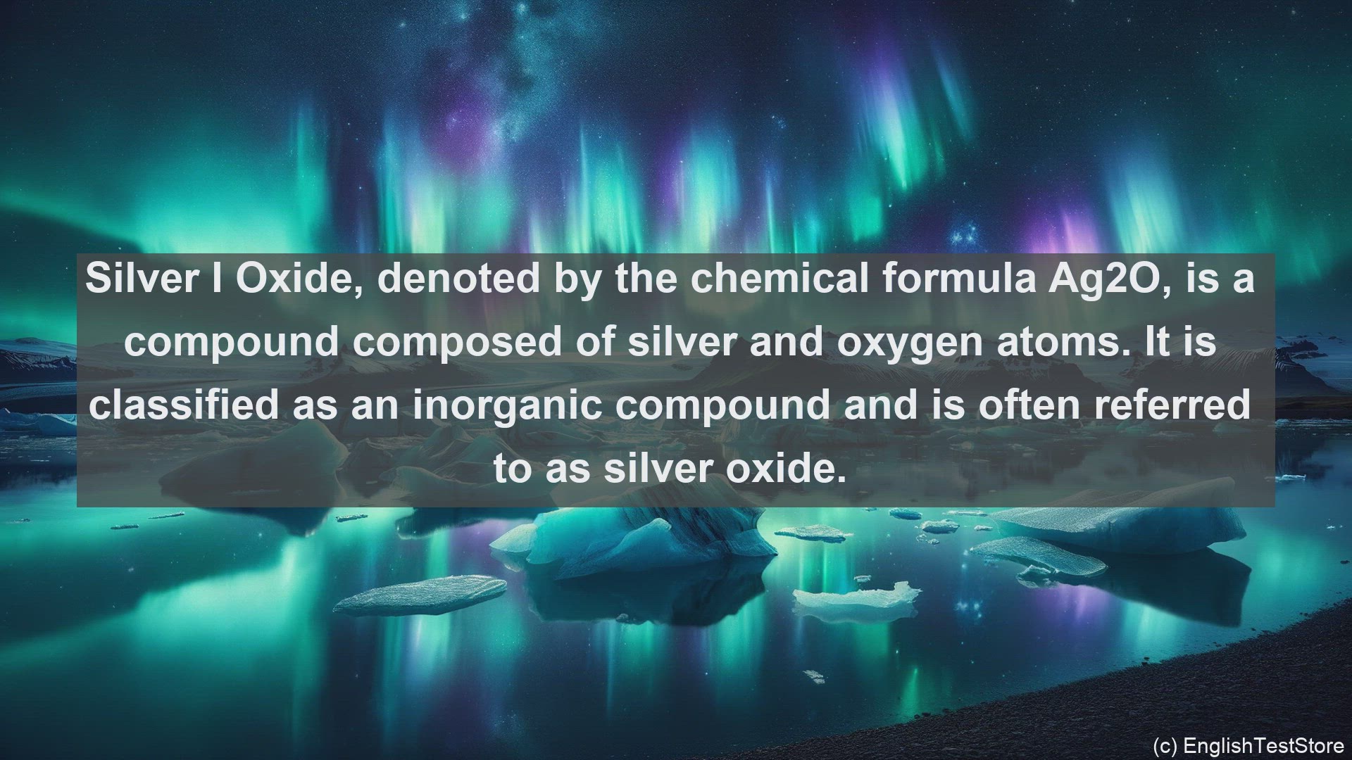 'Video thumbnail for Silver i oxide in science  definition and examples'