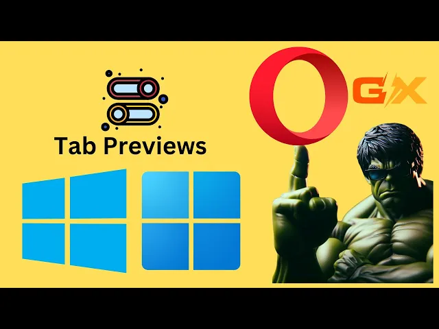 'Video thumbnail for How to Enable or Disable Tab Previews in Opera GX on Windows 11 or 10 | GearUpWindows Tutorial'