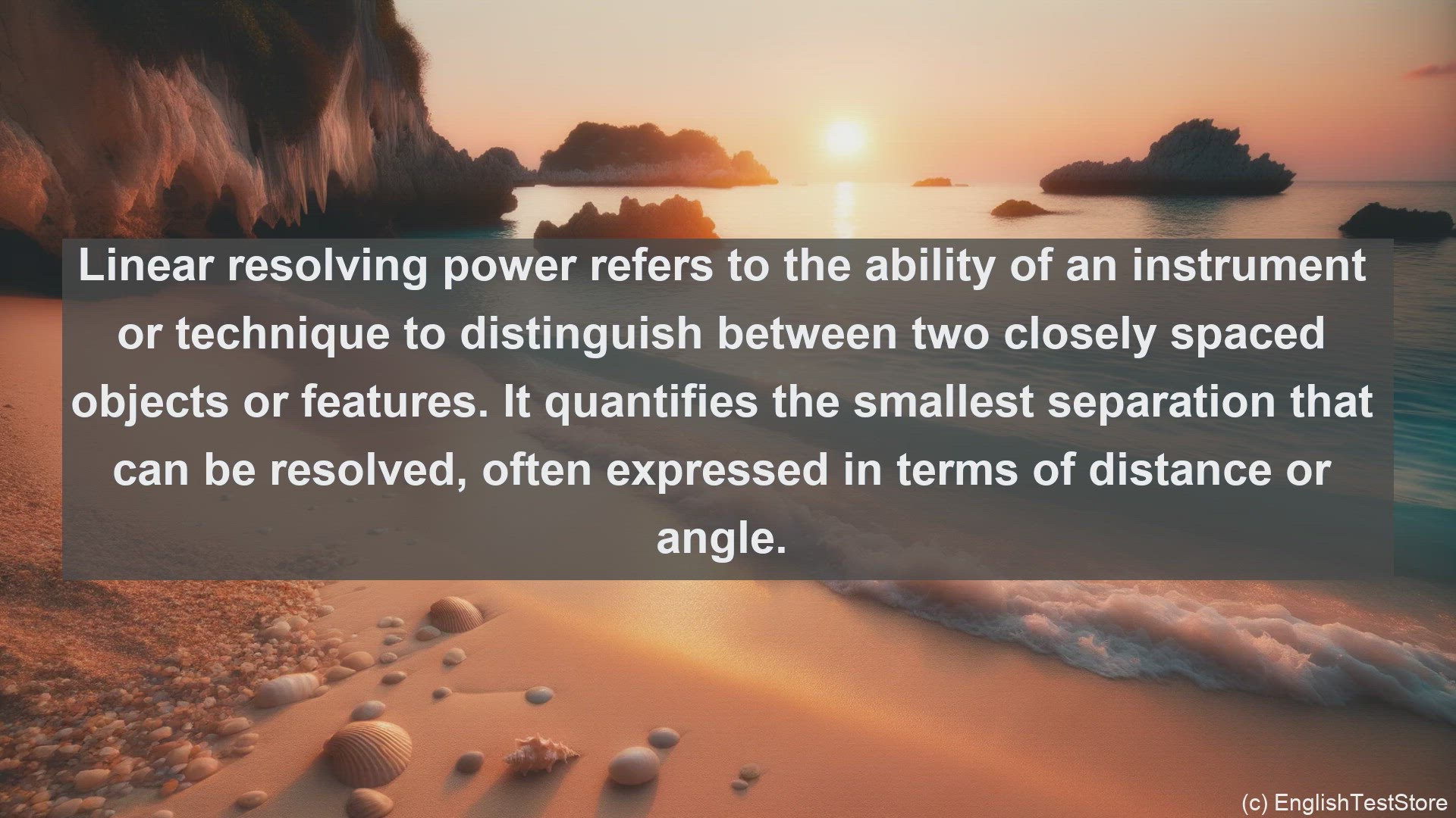 'Video thumbnail for Linear resolving power in science  definition and examples'