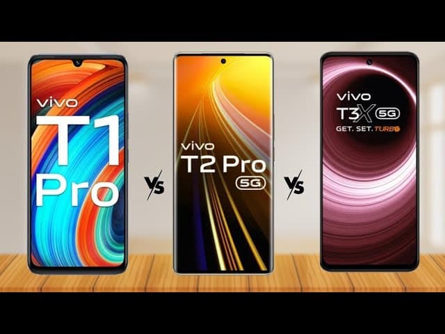 'Video thumbnail for Vivo T1 Pro 5g vs Vivo T2 Pro 5g vs Vivo T3 X 5g || Full Comparison Video'