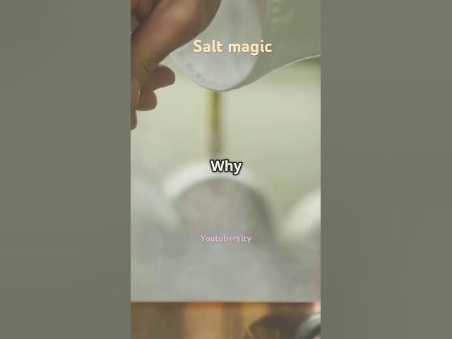 Video thumbnail for Facts about salt you didn’t know #ScienceTrivia #FunFacts #HistoryOfSalt