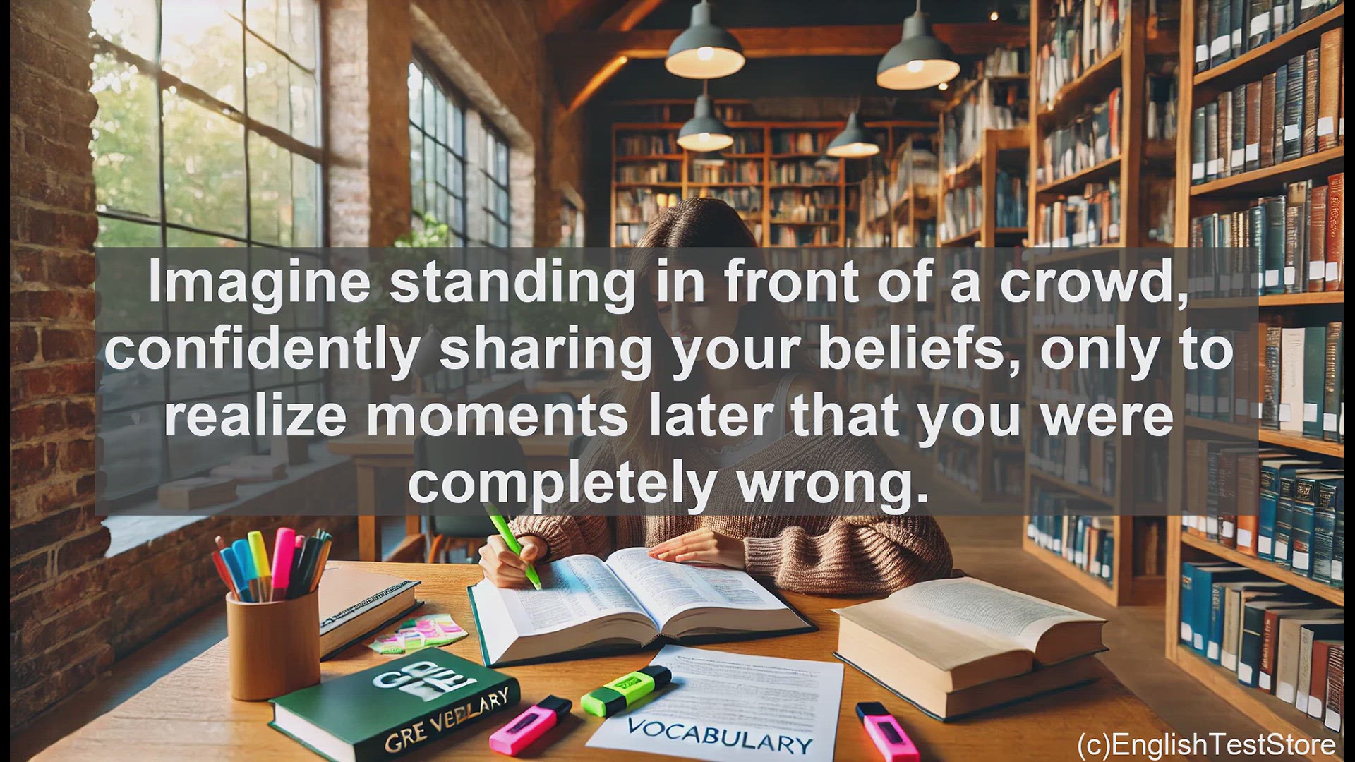 'Video thumbnail for GRE Vocabulary Lesson: Recanting - Publicly Withdrawing Beliefs'