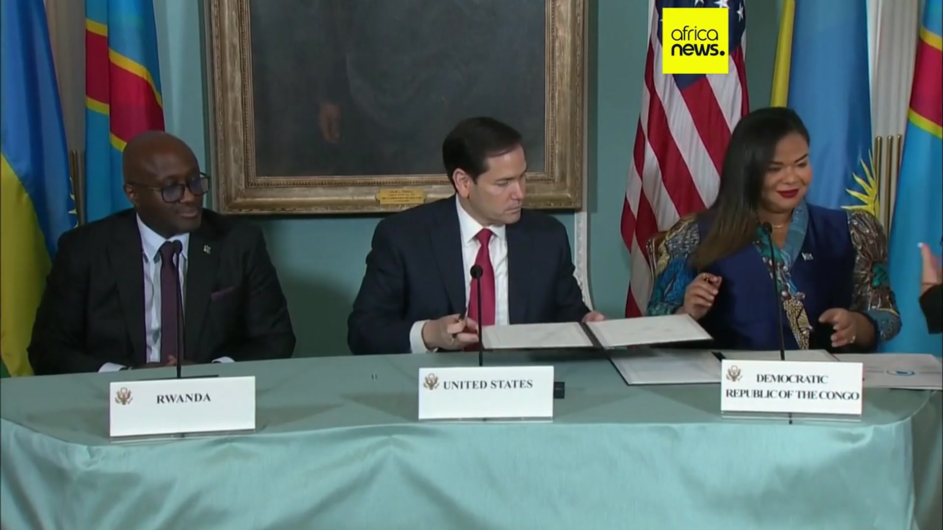 'Video thumbnail for Congo and Rwanda sign a US-mediated peace deal aimed at ending decades of bloody conflict'