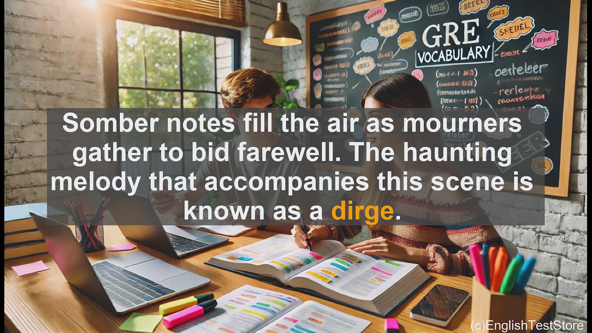 'Video thumbnail for GRE Vocabulary Lesson: The Haunting Melody of the Dirge'