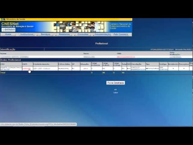Video thumbnail for Como buscar o seu CNES - Agente de Saúde e de Endemias